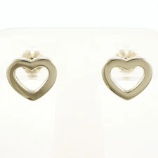 RARE Tiffany & Co. Sentimental Heart Earrings 925 Silver Studs Auth Excellent