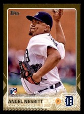 2015 Topps Update Gold #US236 Angel Nesbitt Rookie #/2017 (ref 6777)