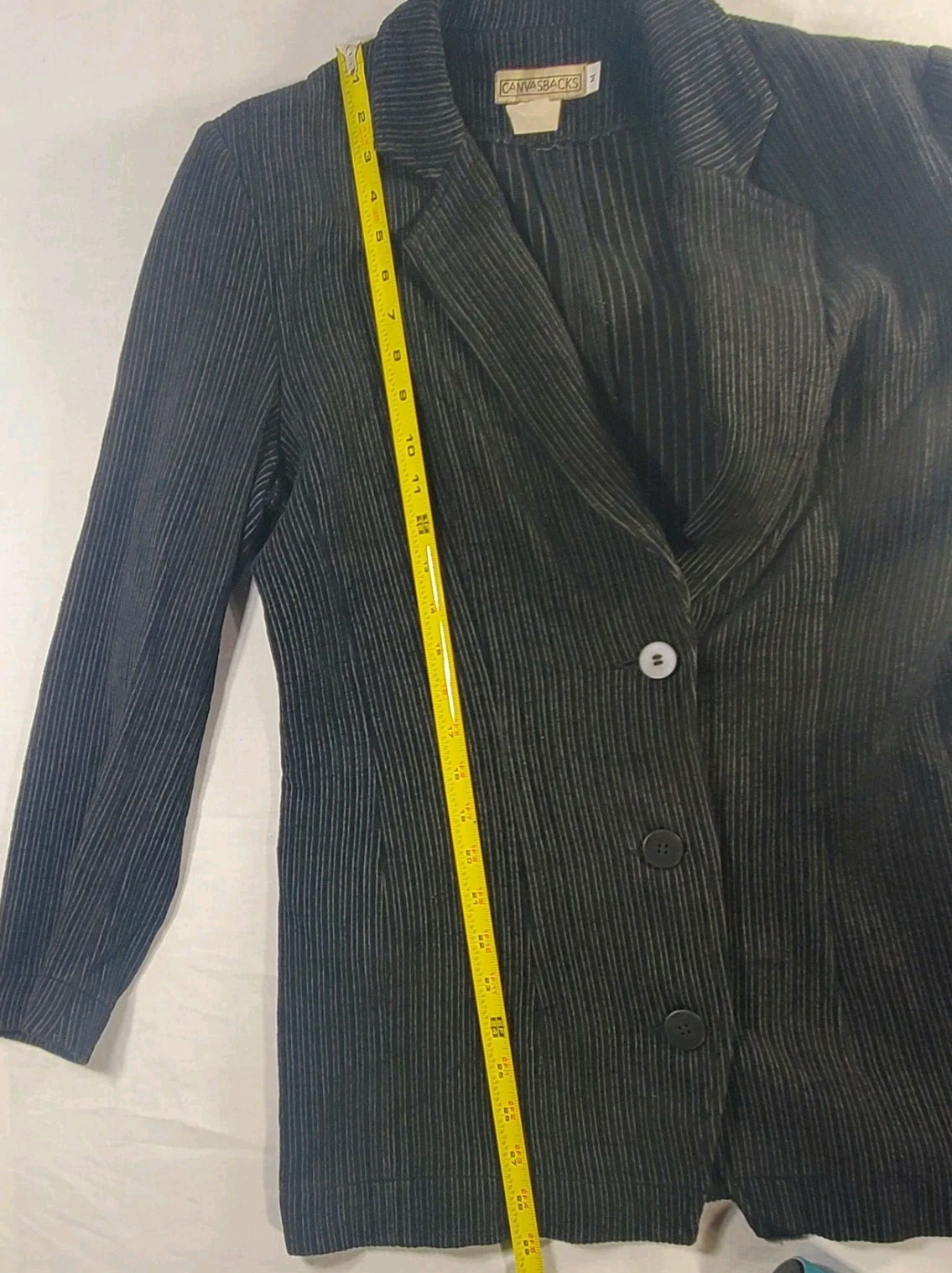 Canvasbacks 3 Button Front Fitted Blazer Women's … - image 9