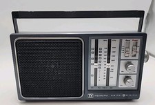 Vtg 4 Band TV/WB/AM/FM GE 7-2945A Radio TV Sound Tested Working