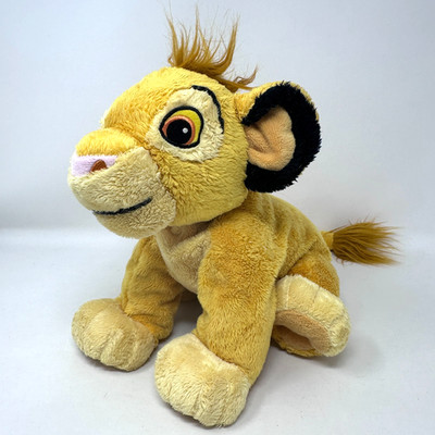 Disney Lion King Simba Cub Plush Just Play Stuffed Animal Yellow Baby Toy 10''