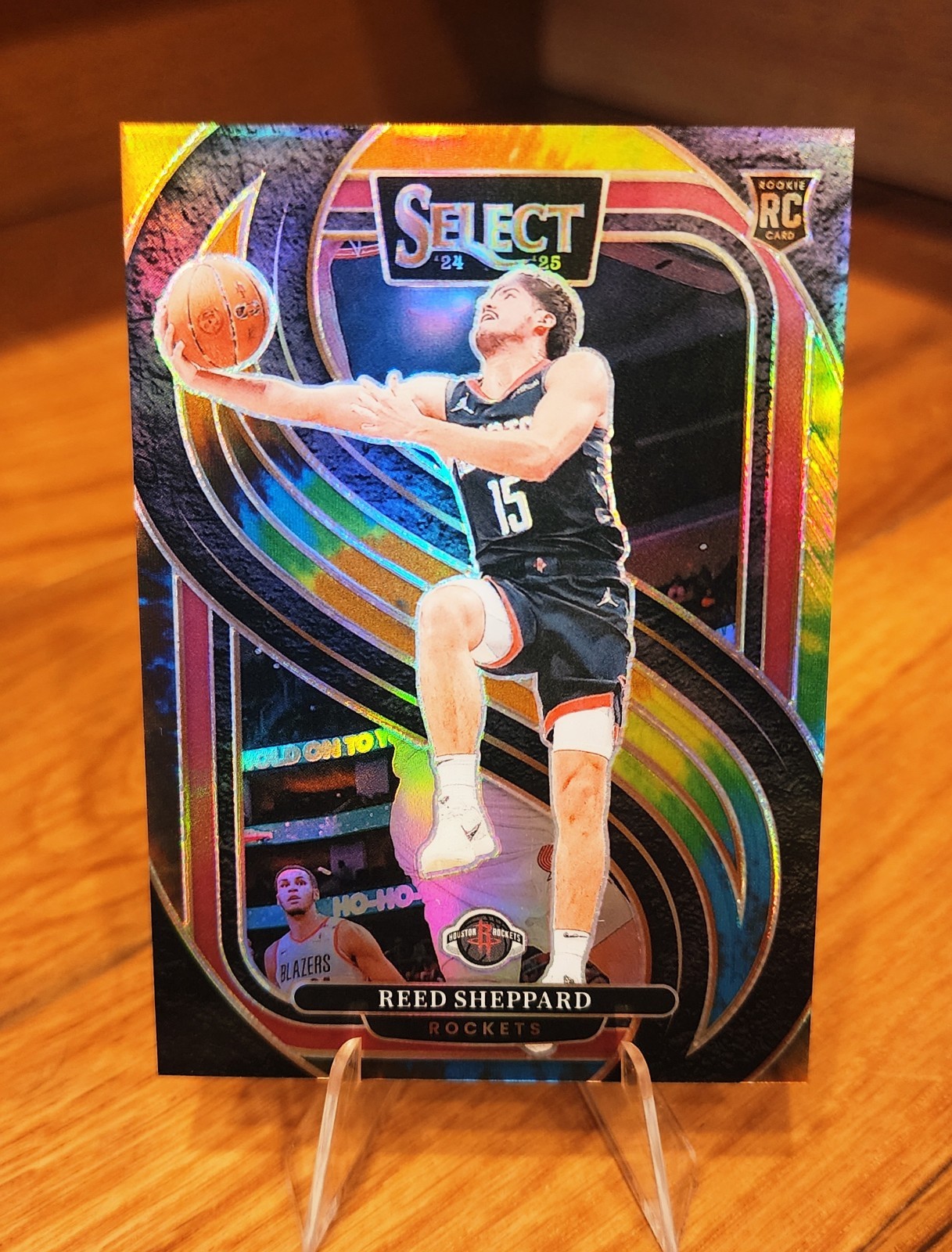 2024-25 Panini Select - Premier Level Reed Sheppard #181 Tie-Dye Prizm /25 (RC)