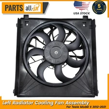 Left Radiator Cooling Fan Assembly Fits Tesla Model S 2012-2021 6007614-00-D