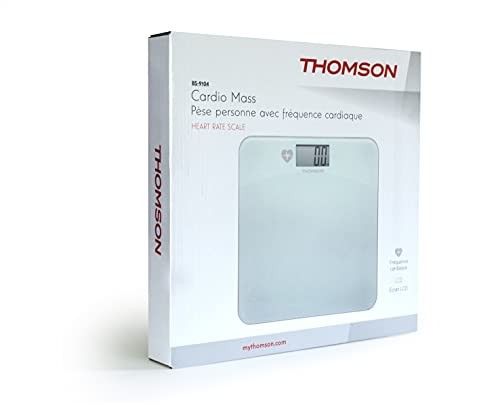 Fréquence cardiaque mesurée sur pèse-personne Thomson connecté pour sportif