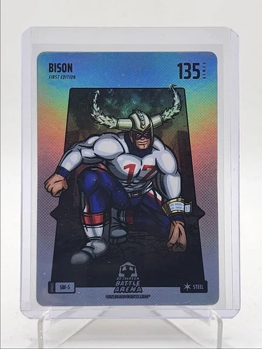 JOSH ALLEN BISON 2025 BO JACKSON BATTLE ARENA STEEL FIRST SILVER FOIL B Q5918