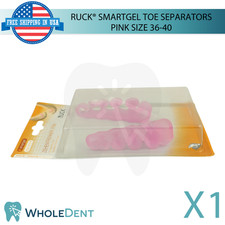 Ruck SmartGel Pink Toe Separators Size 36-40 Flexible Separating Pads 4pcs/pack