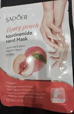 Sadoer Honey Peach. Hand Mask. 1.23 Oz