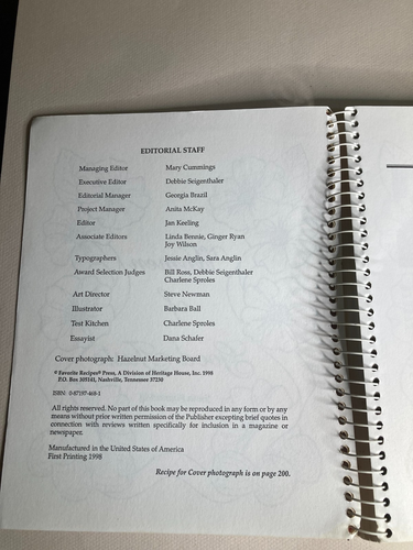Frauen des guten Geschmacks - Beta Sigma Phi (Kochbuch) (SC Spirale, 1998) 1. B5 - Bild 3 von 6