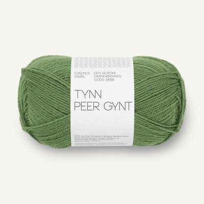 TYNN PEER GYNT von SANDNES GARN - VINEYARD GREEN (8753) - 50 g / ca. 205 m Wolle