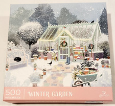 Galison WINTER GARDEN 500 Piece Christmas Jigsaw Puzzle FSB