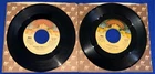 (2) vintage ORIG. Kiss Casablanca 45 RECORD VINYL Detroit Rock City/Hard Luck Wo