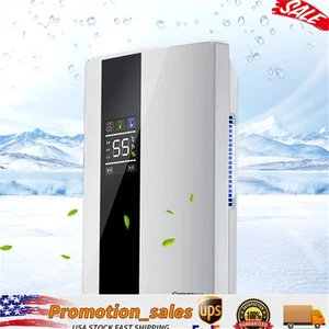 2.2L Dehumidifier for Basement Bedroom Intelligent Dehumidifier with Drain Hose