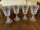 Vtg Waterford KYLEMORE Crystal White Wine Glasses Set of 4
