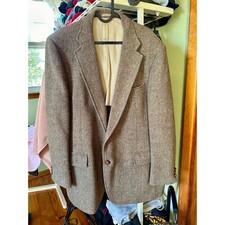 Vintage Harris Tweed Stanley Blacker Blazer Wool Men  s Size M-L