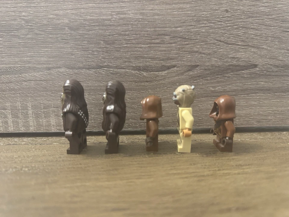 LEGO Minifiguras Lote 5 Star Wars Wookiee, Jawa, Tusken Raider, Chewbacca  Foto 3 de 3