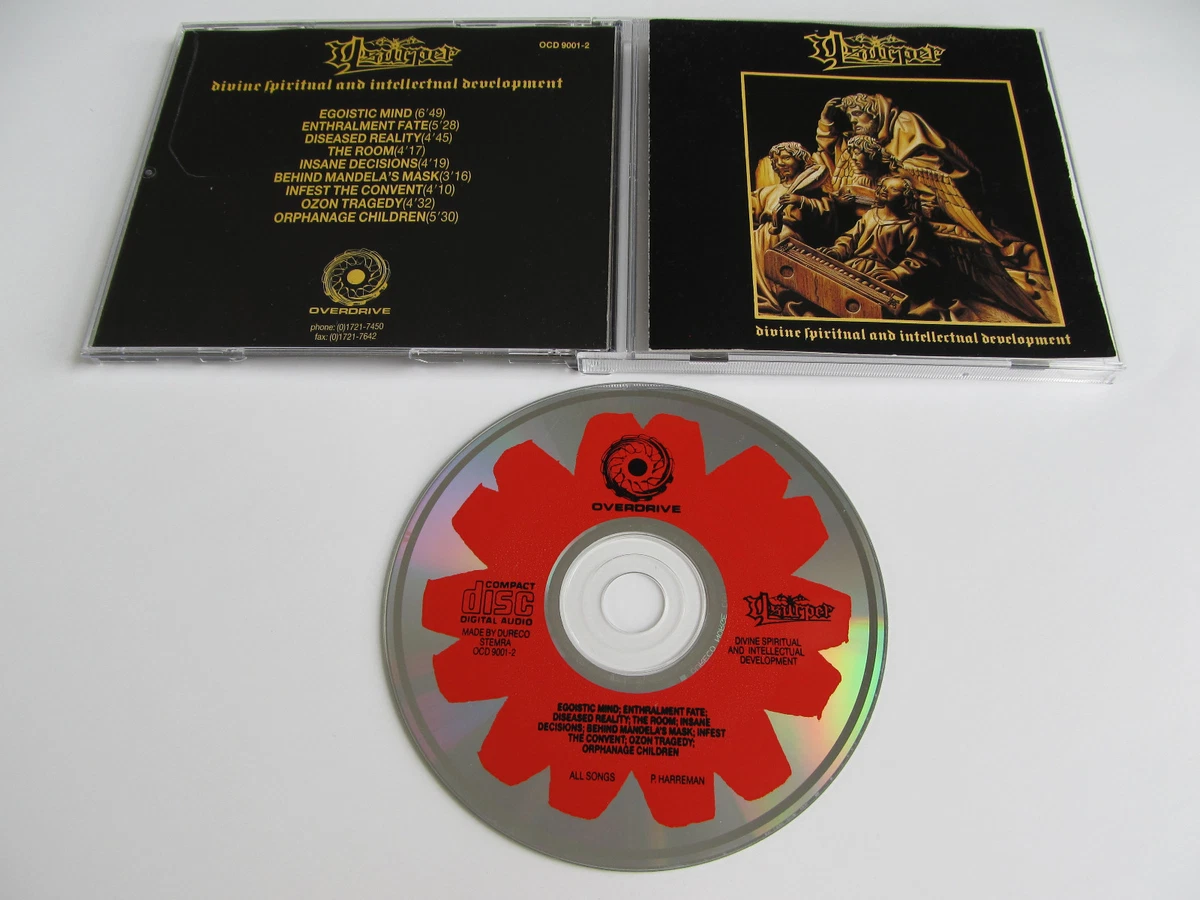 USURPADOR Divino Desenvolvimento Intelectual Espiritual CD 1990 MEGA RARO OOP THRASH!!