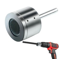 1/2" Full-Metal Copper Pipe Cleaner, Tube Cleaning Brush For Drill With Replace