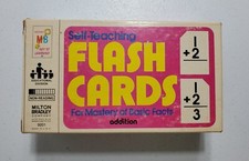 Vintage 1978 Milton Bradley Self Teaching Addition Flash Cards
