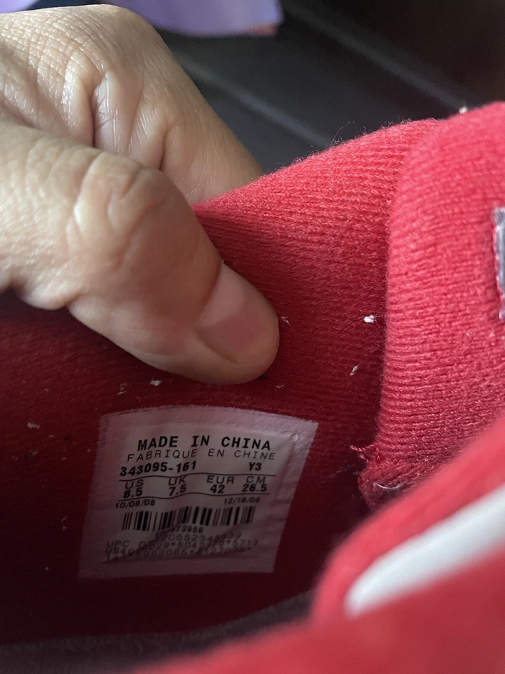 Talla 8.5 - Air Jordan Fusion 6 5/8th Varsity Red Foto 3 de 4