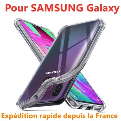 pour Samsung S21 S20 FE S10 Plus S9 S8 Note 10 A10 A20e A41 A51 Coque Antichoc - Photo 1/4