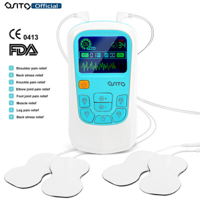 OSITO Tens Unit EMS Muscle Stimulator – Electric Pulse Therapy Massager For Pain Relief (Blue)-1399489