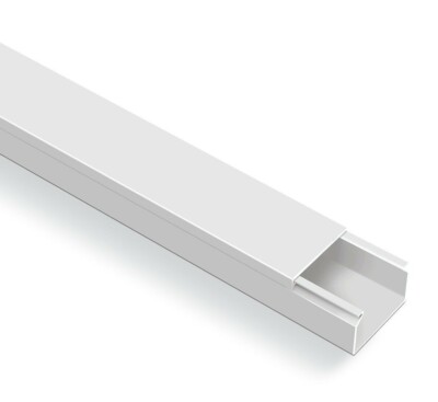 10m Kabelkanal PVC 80x40 mm Weiß neue Ware VDE