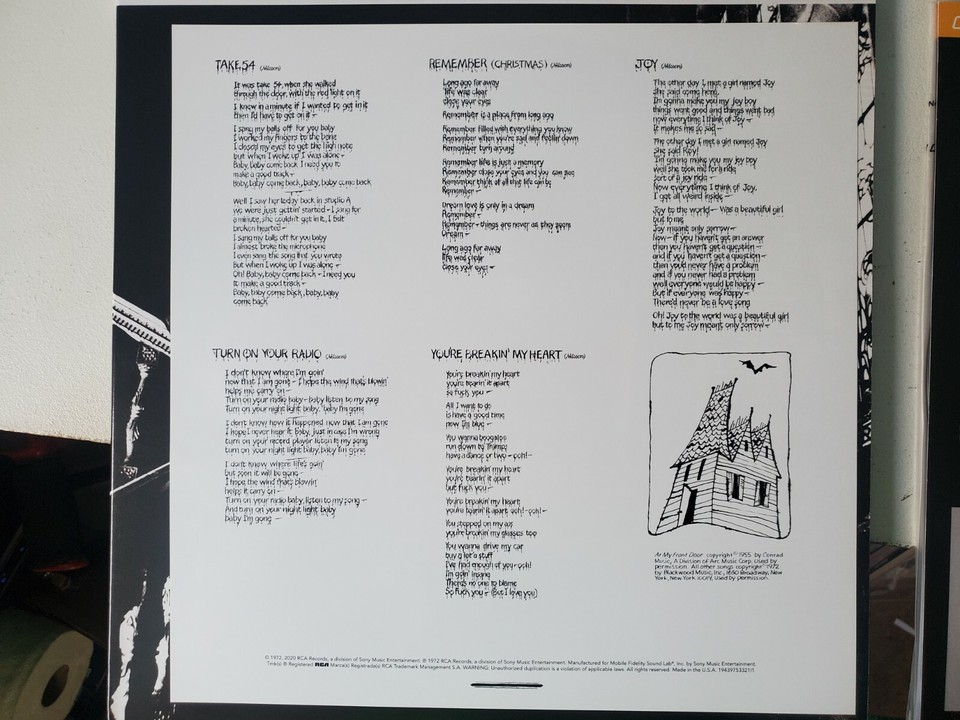 Harry Nilsson Son Of Schmilsson 2LP 45RPM MFSL Limited Edition Low