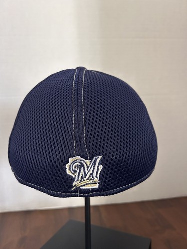 Milwaukee Brewers MLB Baseball New Era 39Thirty Hat Cap Small Medium - Picture 2 of 5