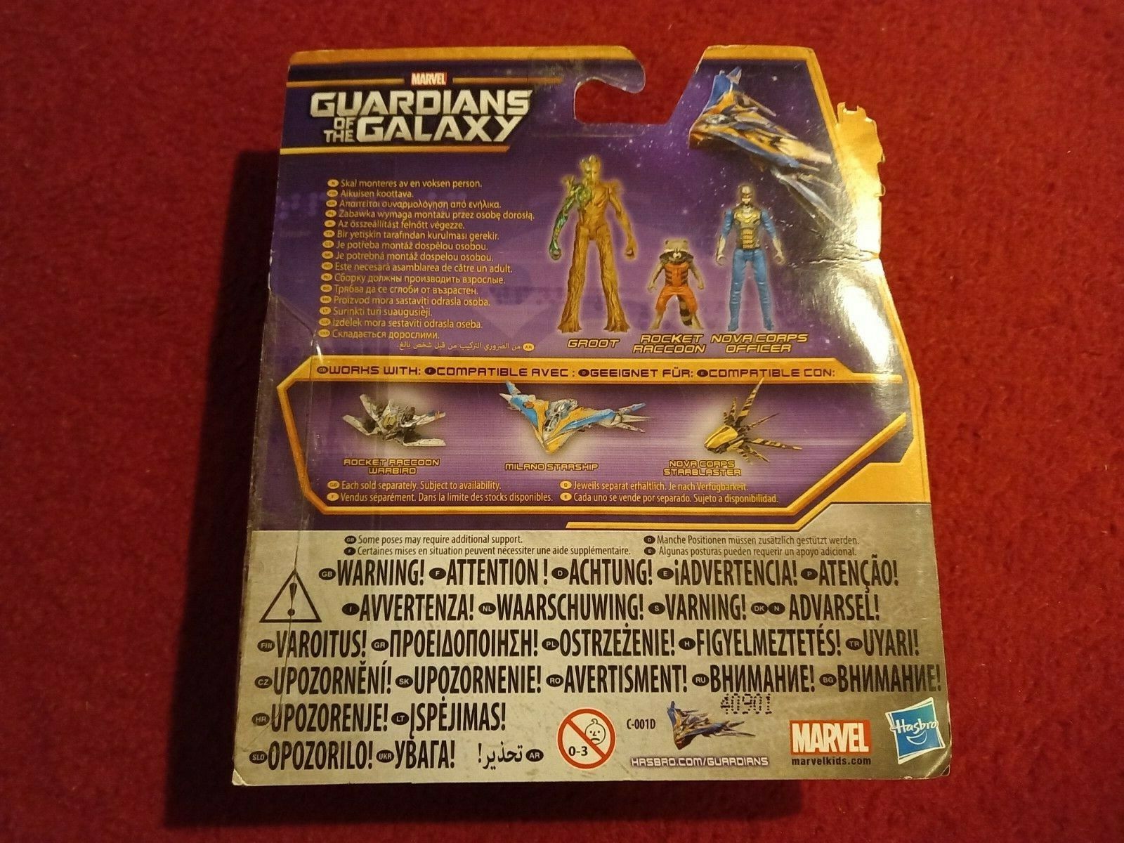 Guardians of the Galaxy Groot and Rocket Raccoon Hasbro action figures 2014 Sprzedaż, zysk