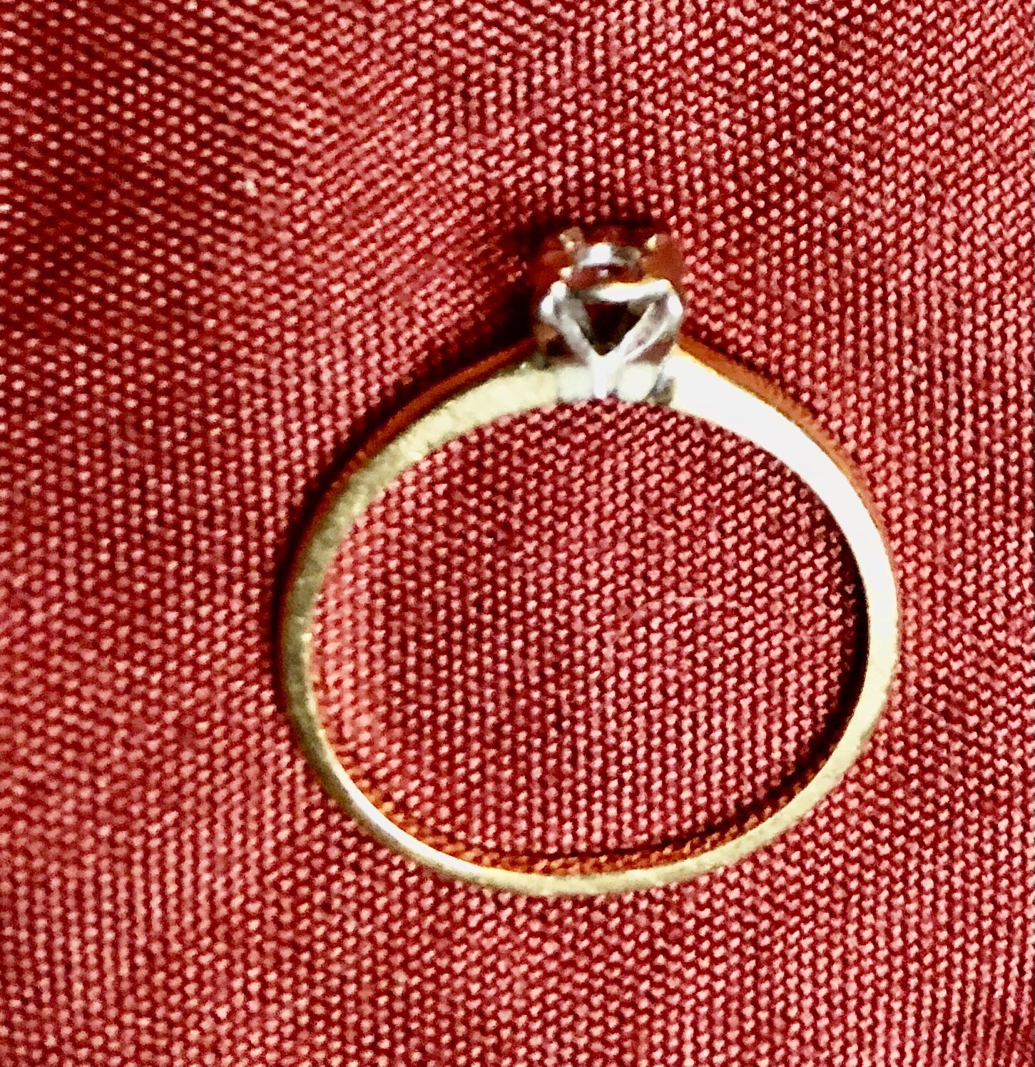 Vintage “Exquisite” Gold Ring With Missing Gemsto… - image 2