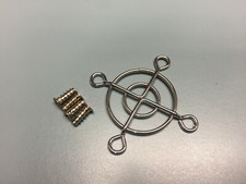 LOT of 2 Finger Guard Metal Fan Grill Protector for 40mm x 40mm Case Fan Silver