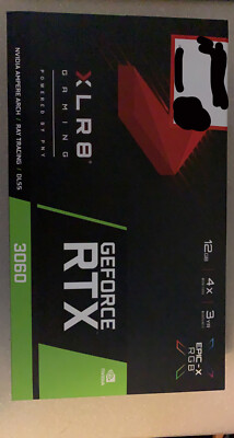 PNY GeForce RTX 3060 XLR8 Gaming REVEL EPIC-X RGB Single Fan 12GB GDDR6 Graphics