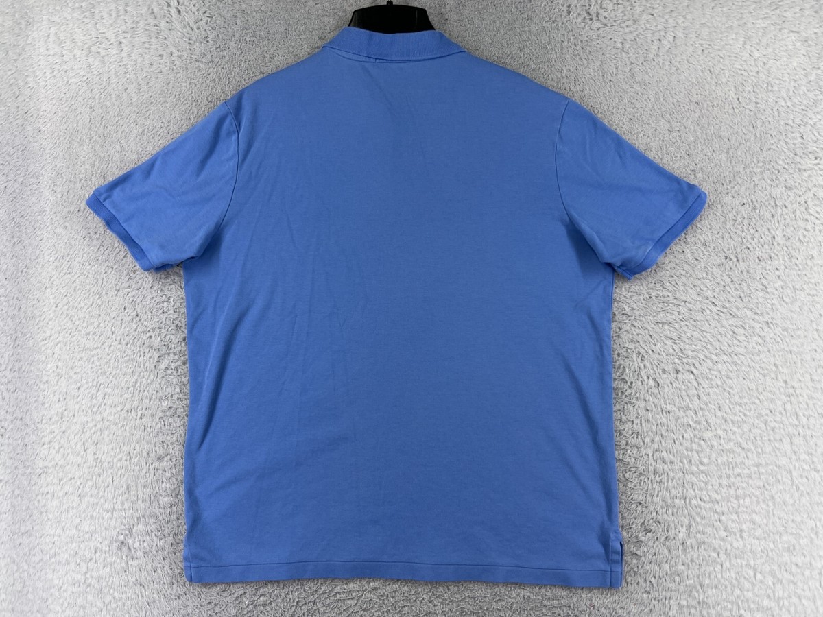 Polo Ralph Lauren Shirt Mens Extra Large Blue Jersey Fabric Cotton