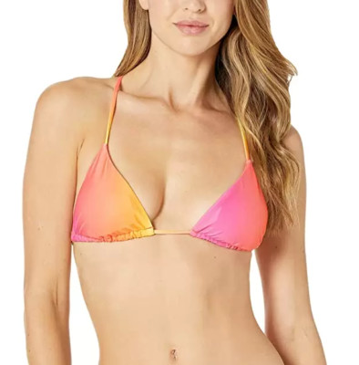 Volcom L69220 Women's I Dip U Dip Multicolor Triangle Top Size Small