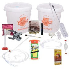 KIT FERMENTAZIONE BIRRA COMPLETO LUSSO PER BIRRA ARTIGIANALE + MALTO A SCELTA