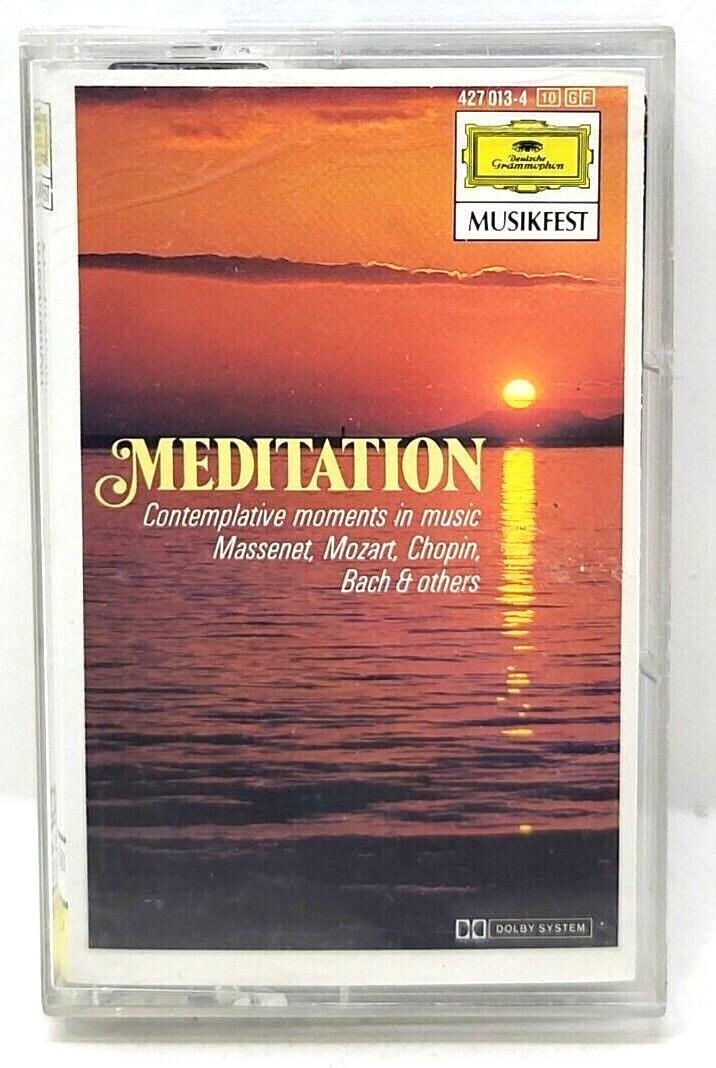 1986 Meditation Contemplative Moments in Music Cassette Tape (F5)