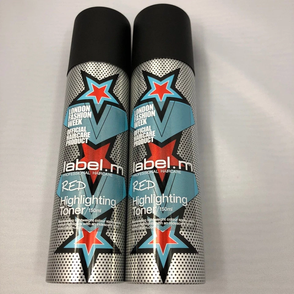 label.m RED Highlighting Toner 150ml - 2 Pack Set - Subtle Instant Color Change - Image 2 of 3