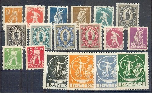 Bavaria 178/95 SET** MNH MINT 22EUR (69522