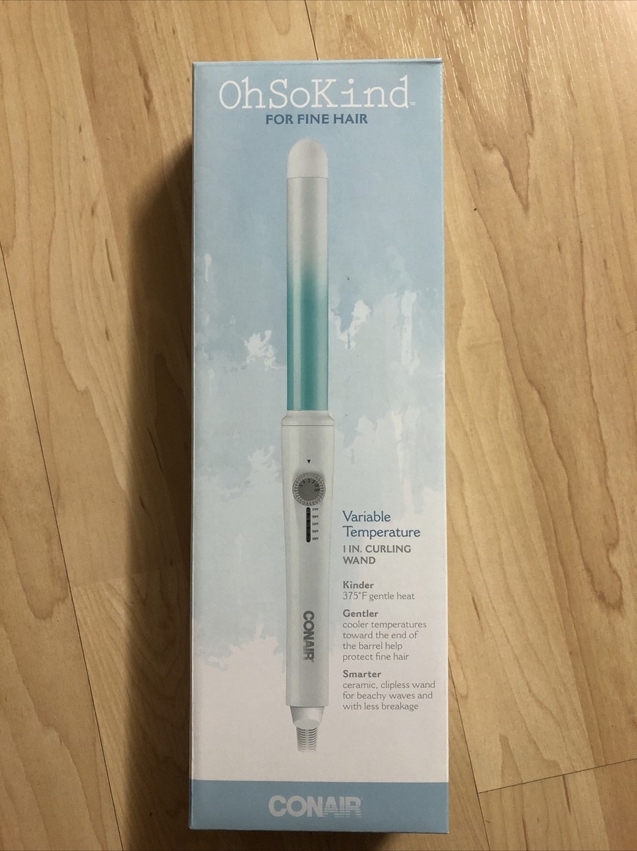 OhSoKind Conair® 1-INCH Curling Wand For Fine Hair Brand New In