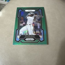 2024 Panini Prizm Baseball Dillon Head Green Prizm #79 RC Miami