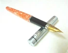 Lovely Coral marbled coloured body Classic Triumph Nib Fountain Pen