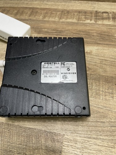 WESTELL DSL MODEM WITH POWER SUPPLY ~ MODEL #: E90-610014-06 Rev: E Wind River - Picture 7 of 8