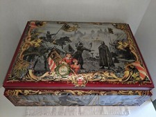 Vintage Large LEBKUCHEN SCHMIDT 2002 German Tin Biscuit Box Excellent Condition.