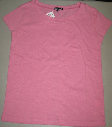 NUEVO CON ETIQUETAS GAP Kids Camiseta Náutica Azul Marino y Rosa Botón Acento XL 12 NUEVO - Imagen 2 de 2