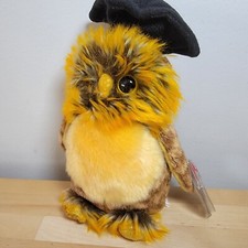 TY Beanie Baby - SMARTEST the 2003 Owl 6.5 inch - MWMTs Stuffed Animal Toy