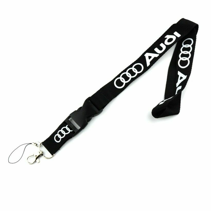 AUDI LANYARD KEYRING CHAIN KEY STRAP A8 RS3 A4 TT S3 QUATTRO Q7 Q5 Q3