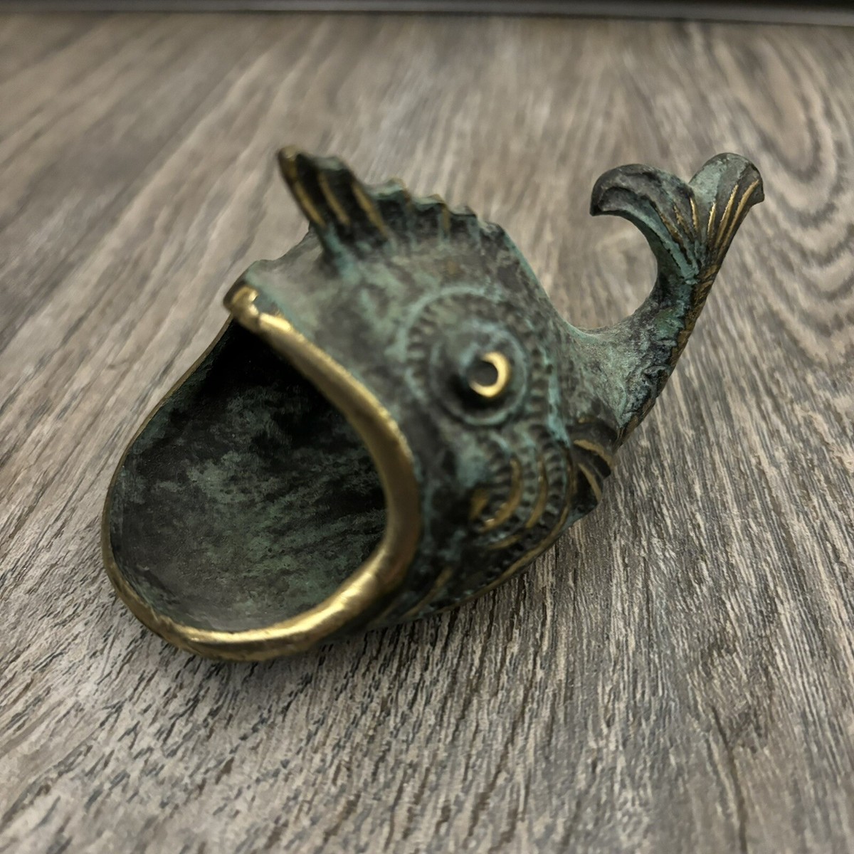 Brass Fish Ashtray by Walter Bosse Lot Of 2 | eBay