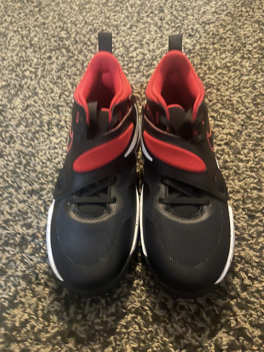 Nike Team Hustle D 11 DV8996-003 Basketball Shoes Big Kids 7Y