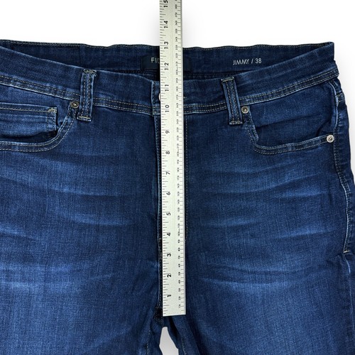 FIDELITY DENIM Jeans Mens 38 x 31 Dark Wash M9054 JIMMY Empirical Blue Cut #9342 - Picture 3 of 11