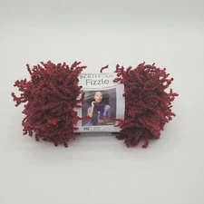 Red Heart Boutique Fizzle "Cranberries" Knitting & Crochet Yarn Acrylic Wool
